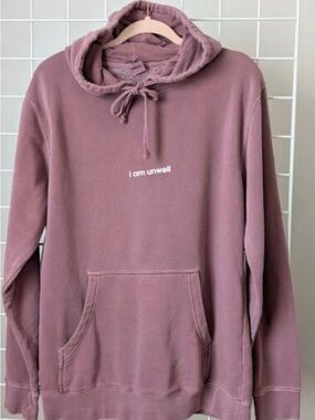 🍎 Call Her Daddy “I am unwell” light Maroon Hoodie
